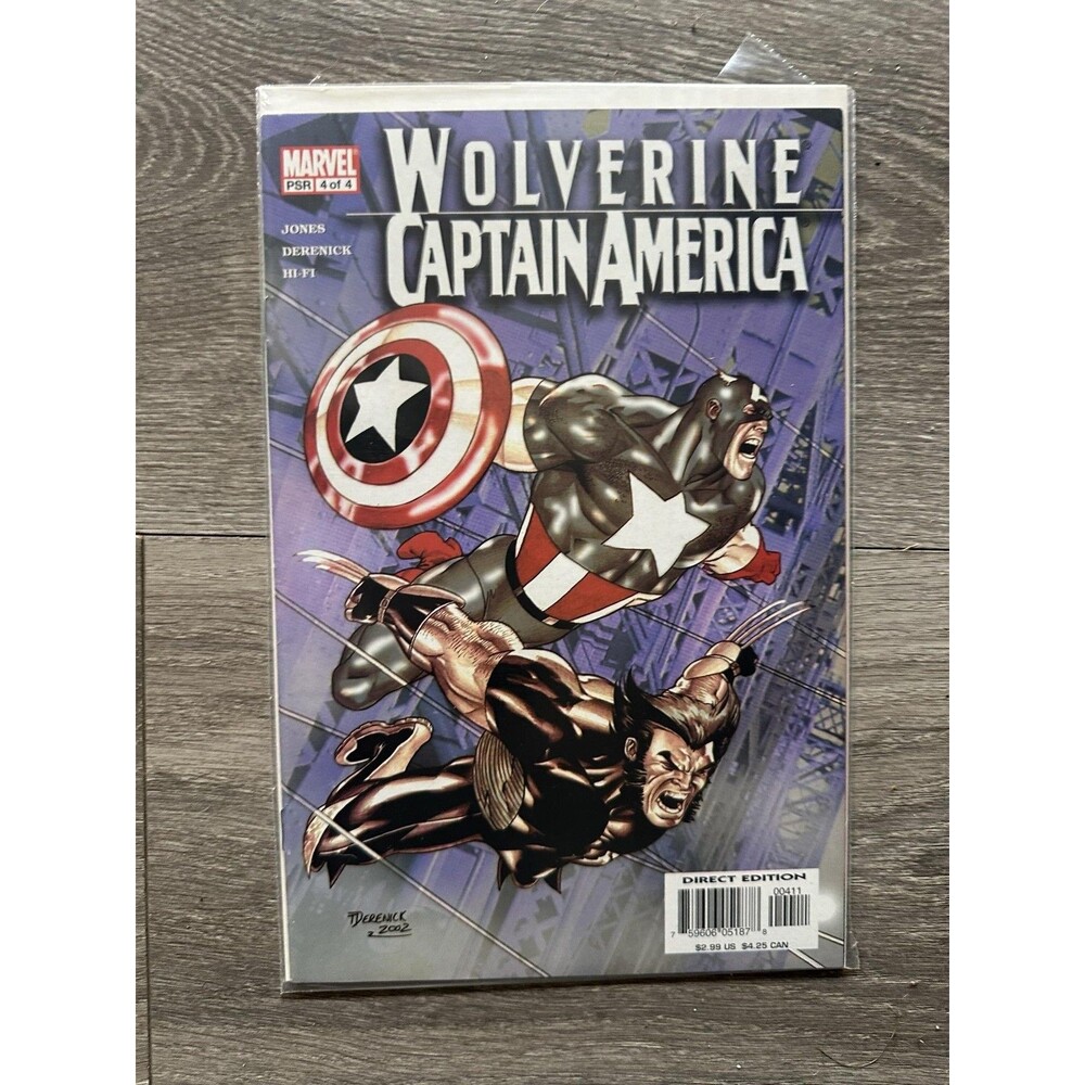 Marvel Wolverine / Captain America #4 Single Issue Comic 2002 Color US Comics